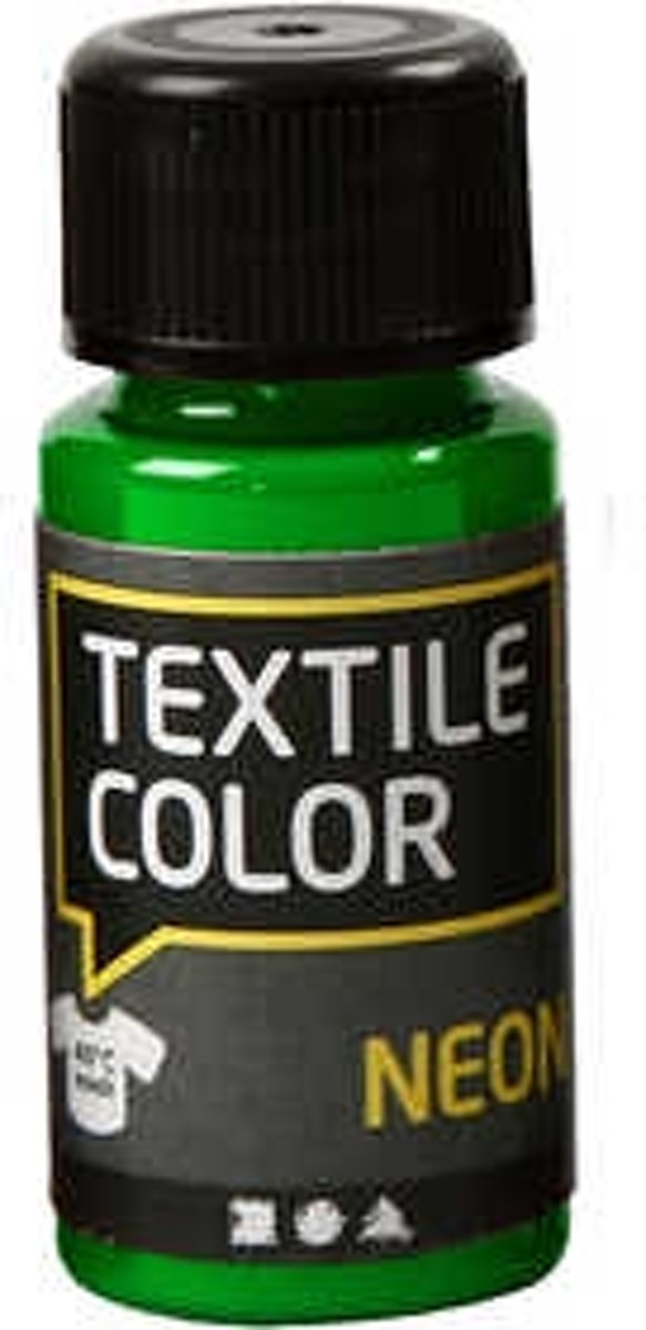 Textile Color, neon groen, 50ml [HOB-342260]